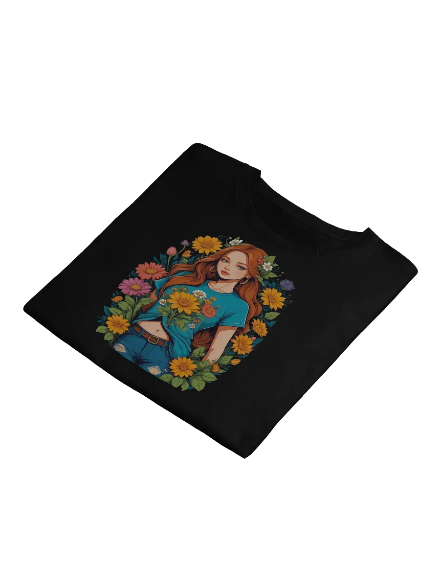 Bloomcore Flower Girl v1 - AS Colour Women's Premium Crop Top product image (4)
