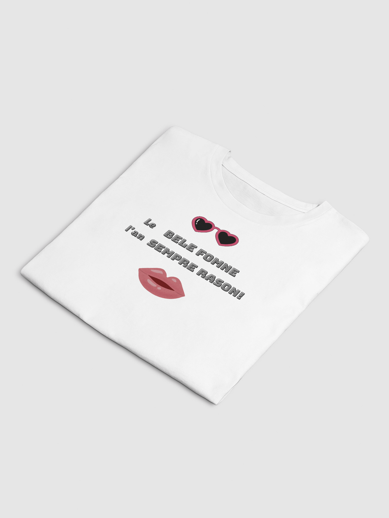 Crop-top "Le belle fomne" product image (4)