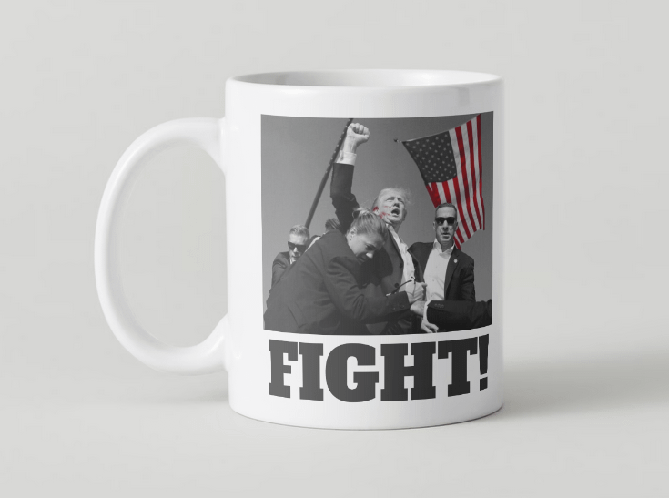 FIGHT Coffee Mug Trump Large Size product image (1)
