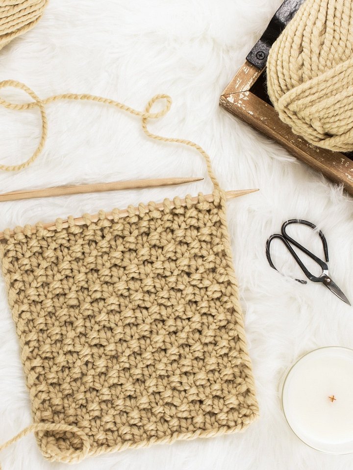 Easy Scarf Knitting Pattern - Toasty product image (2)