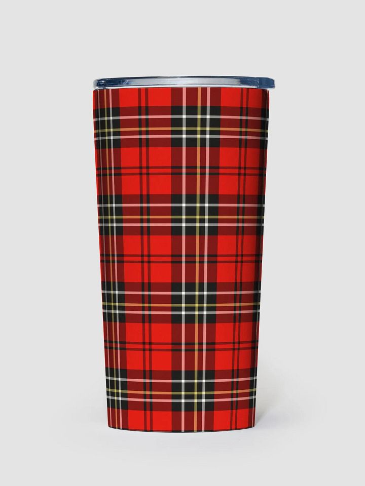 Red Vintage Plaid Travel Tumbler product image (2)