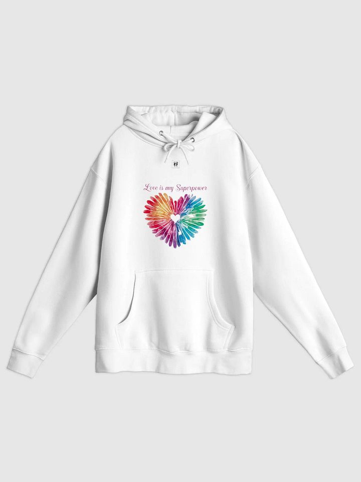 Love is My Superpower Heart Design Hoodie product image (17)