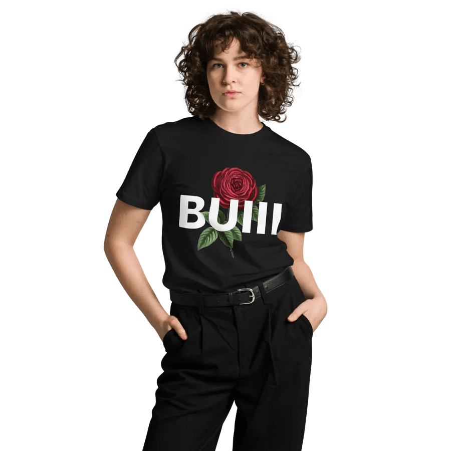 BUIII Logo Rose T-shirt product image (10)