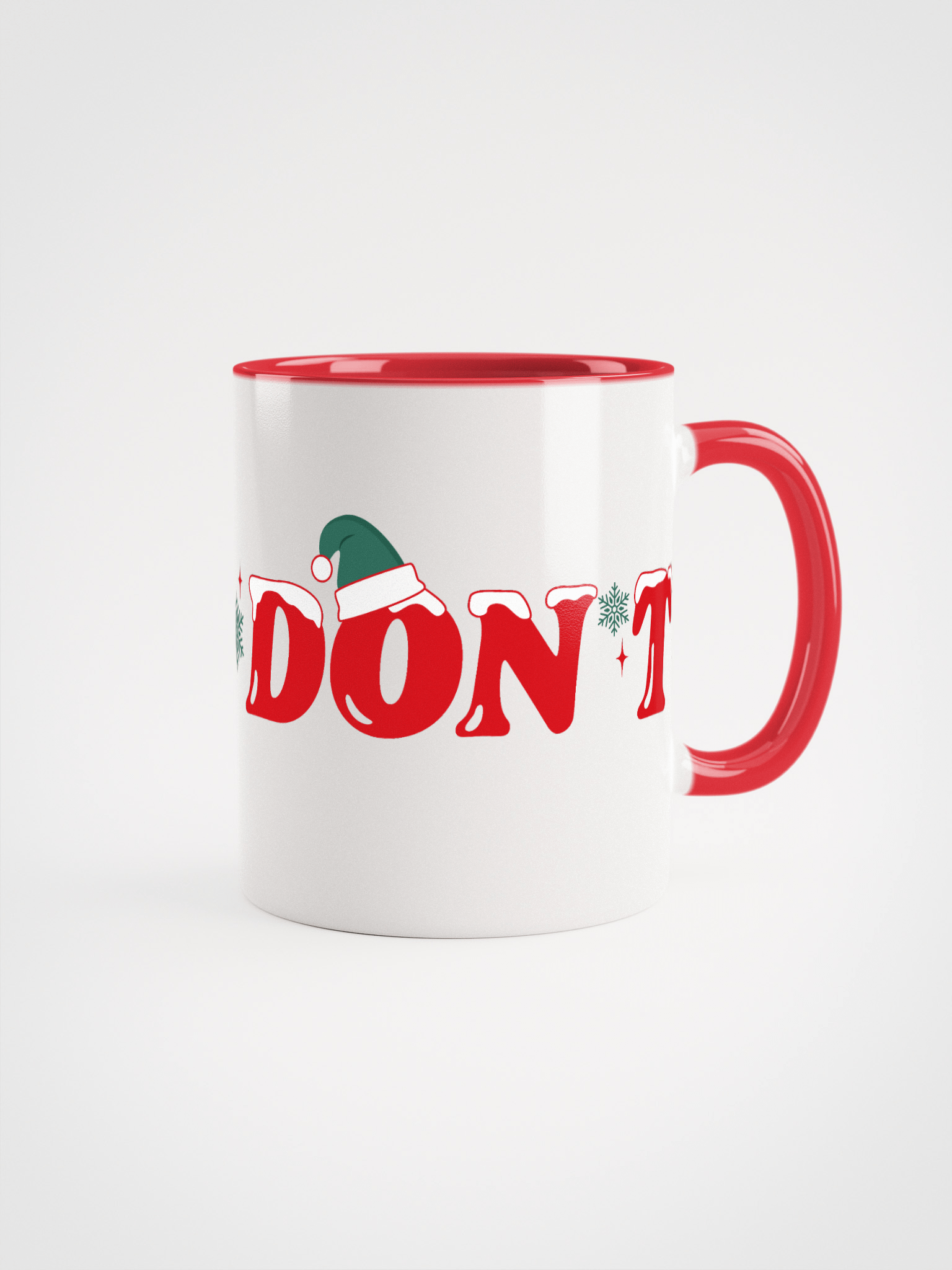 DON'T Christmas Mug - Red product image (3)