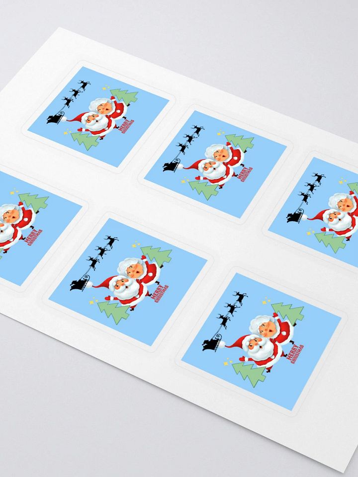 MERRY CHRISTMAS SANTA RIDES BABY BLUE product image (2)