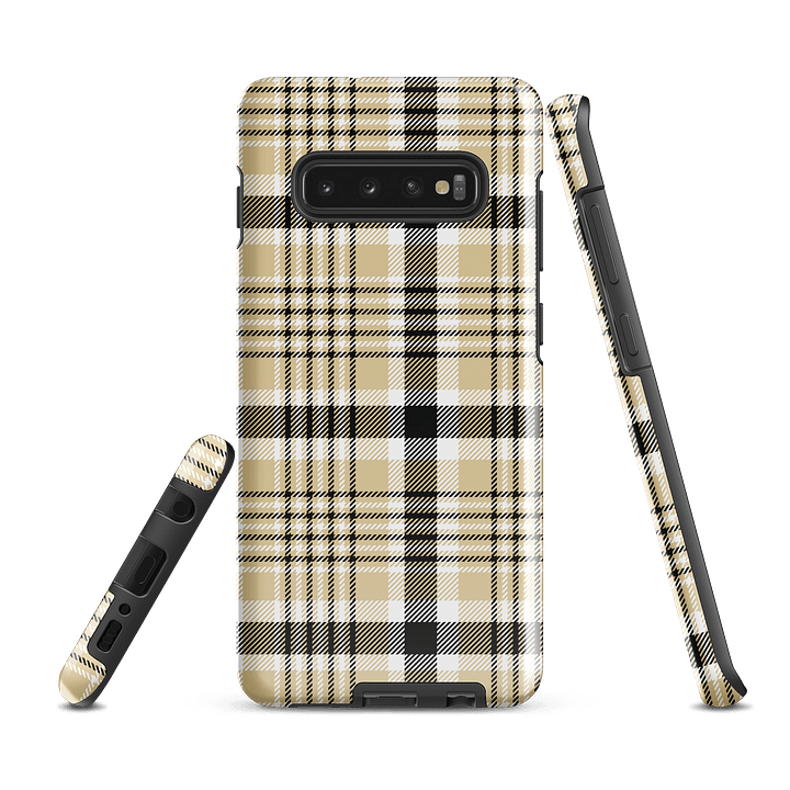 Beige Plaid Tough Case for Samsung® product image (2)