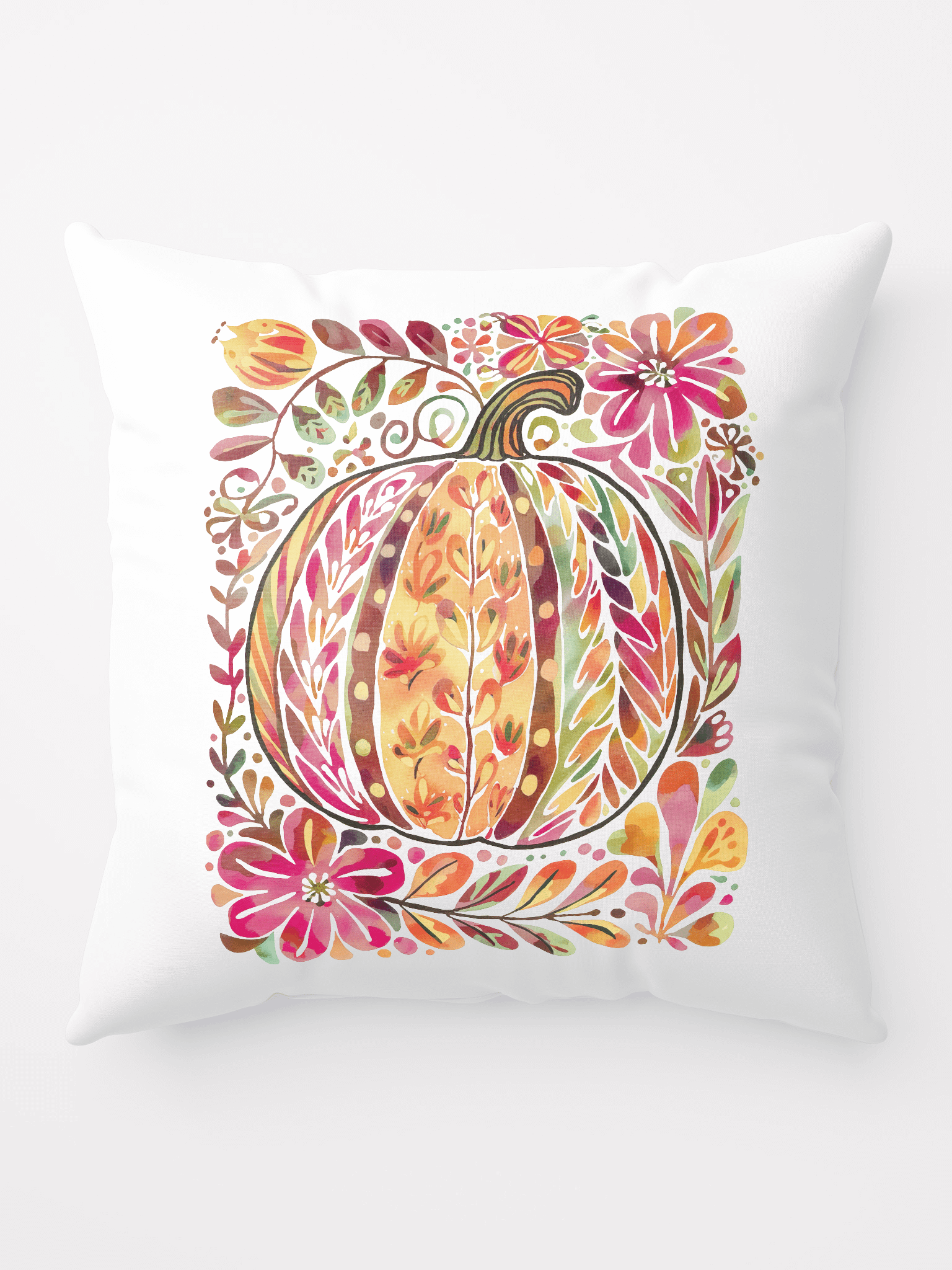 Vibrant Pumpkin Patch Pillow product image (5)