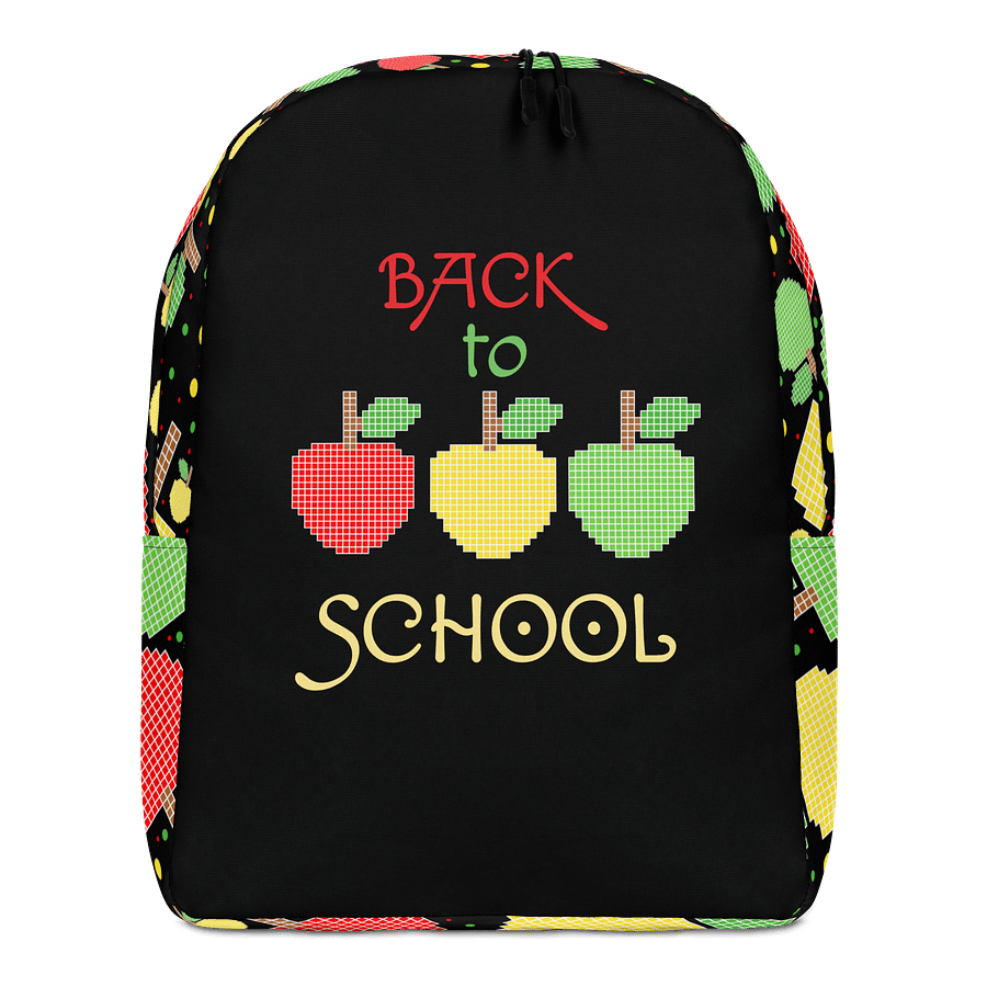 Pixelated Paradise All-Over Print Backpack product image (2)