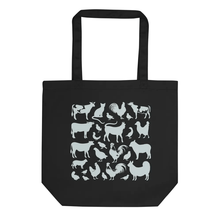 "Farm animals" black bag (medium size) product image (2)