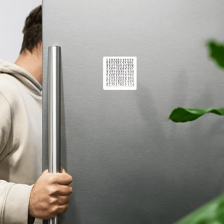 men sleep walking Magnet product image (2)