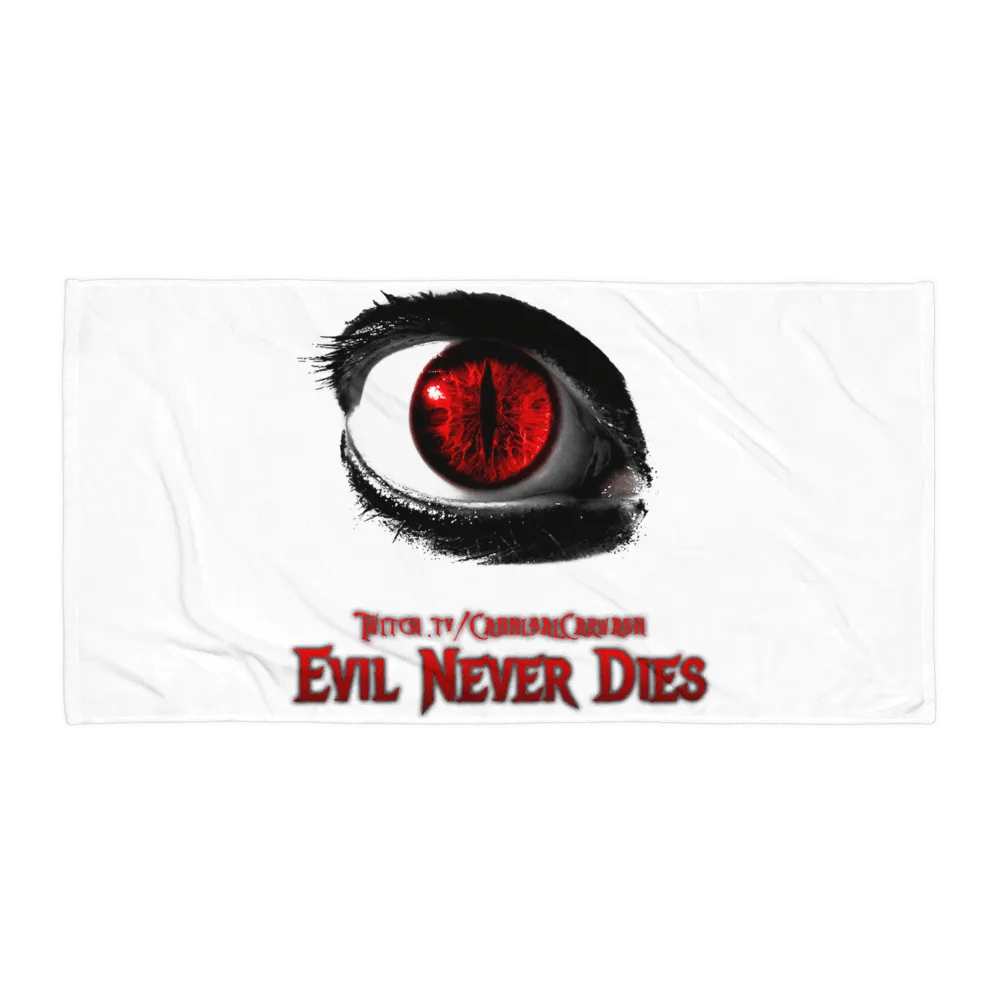 Large Evil Never Dies Logo Towel product image (1)