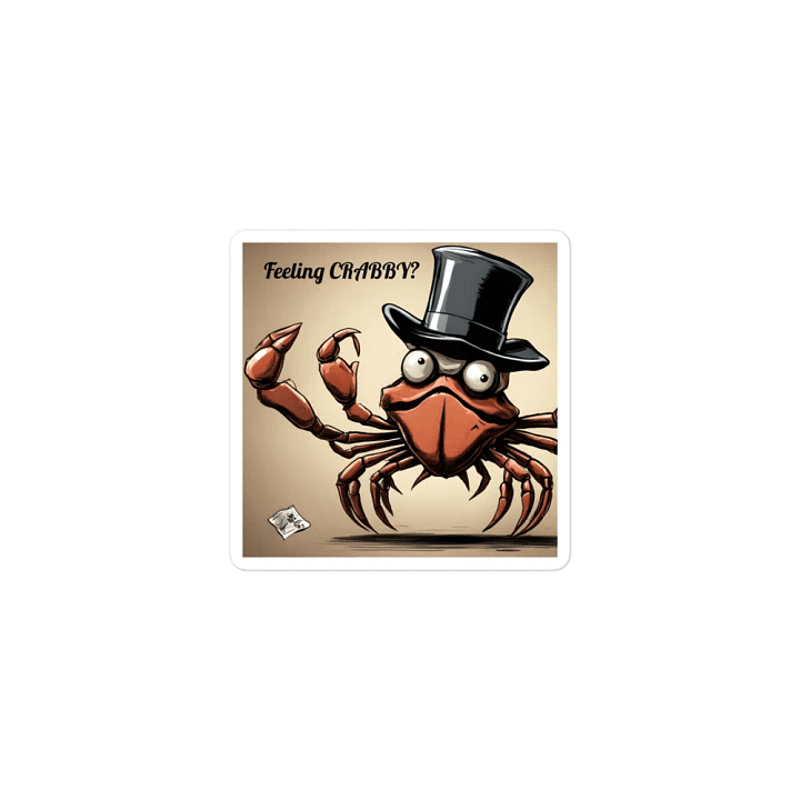 Crabby Top Hat Magnet product image (1)