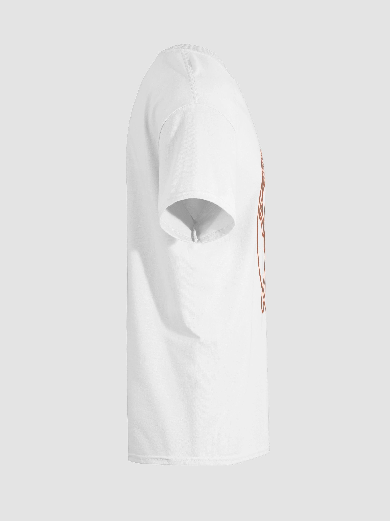 Holidays On Mars | Astronaut Tennis Player Logo Orange T-shirt product image (8)