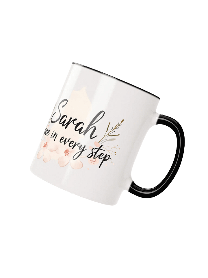 Sarah - Grace in Every Step | Elegant Personalized Mug product image (2)