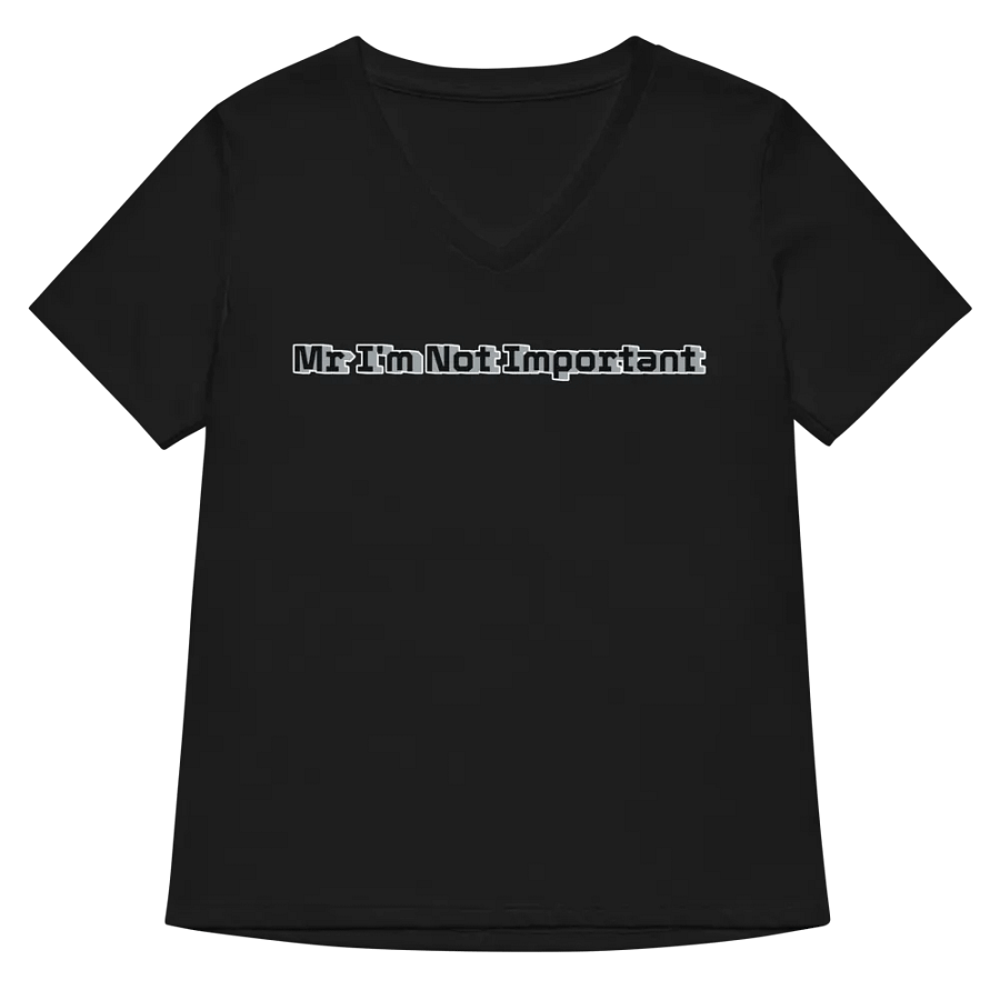 Women's Relaxed V-Neck T-Shirt - Mr I'm Not Important product image (6)