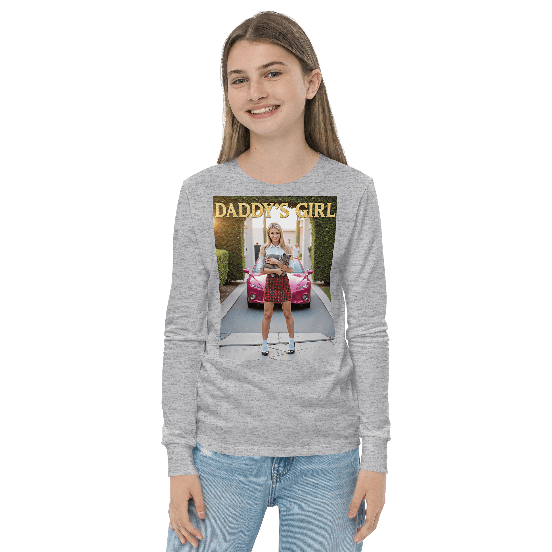 DADDY'S GIRL Youth Long Sleeve Tee product image (20)