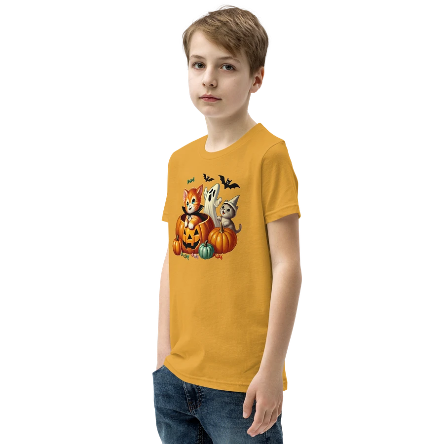 Kittens and Ghost Halloween Kids T-Shirt product image (61)