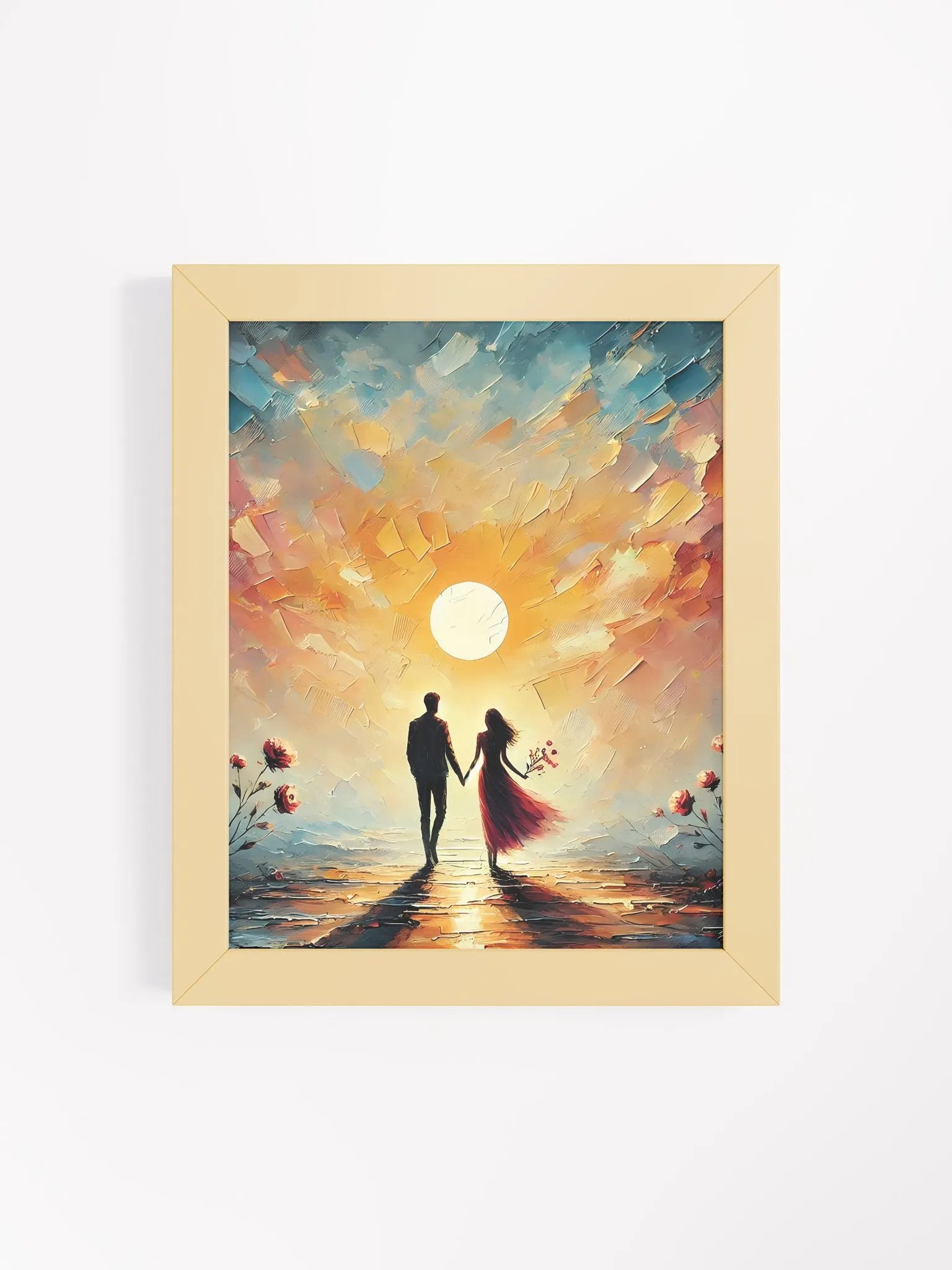 Love Art Frame | Couple Painting | Couple Frame | Painting #1 product image (101)