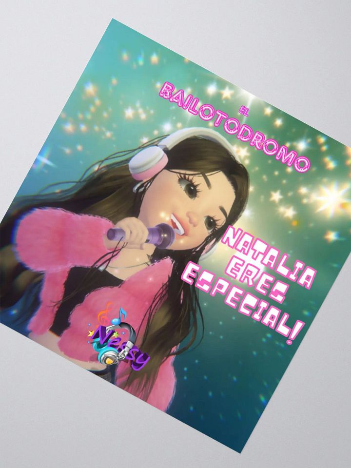 Sticker sencillo Natalia Eres Especial product image (4)