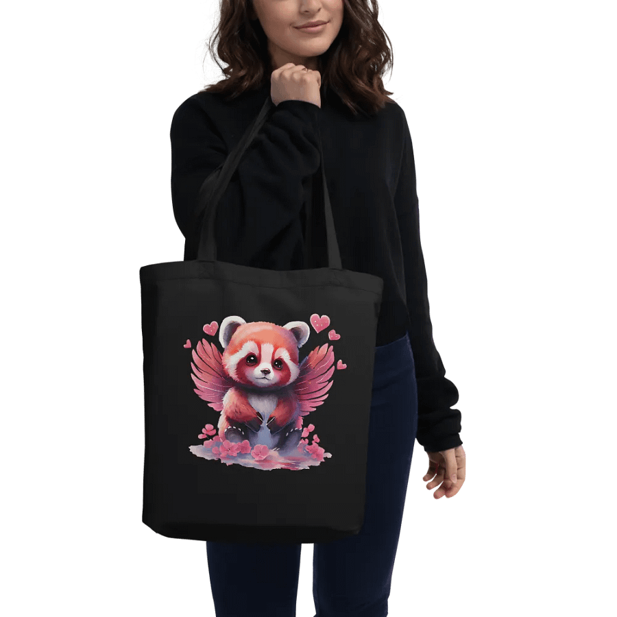 Love-Struck Red Panda Eco Tote product image (3)