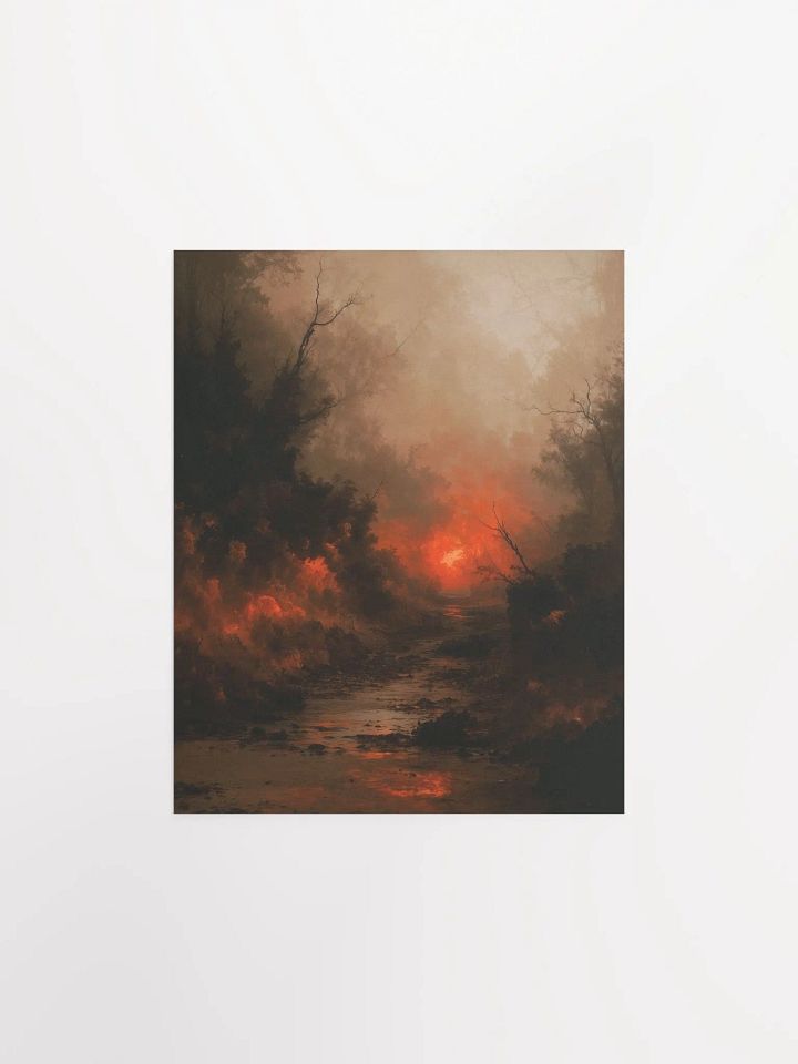 Inferno Glow Matte Poster product image (3)