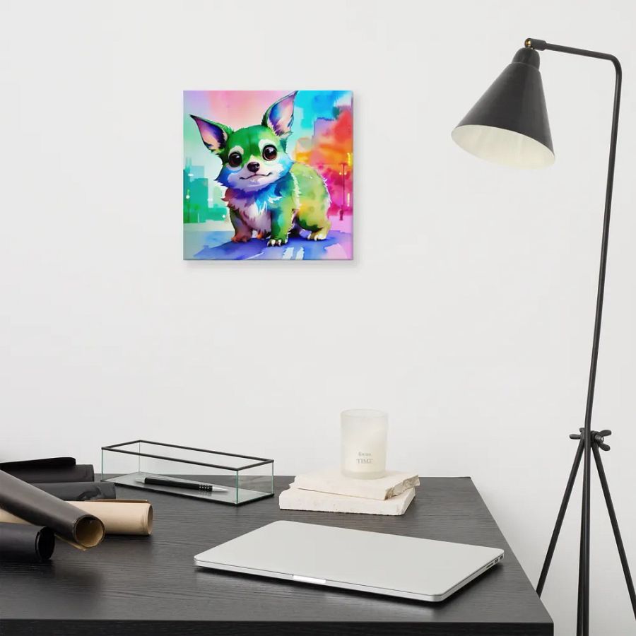Cute Dog Digital Painting - v14 product image (11)