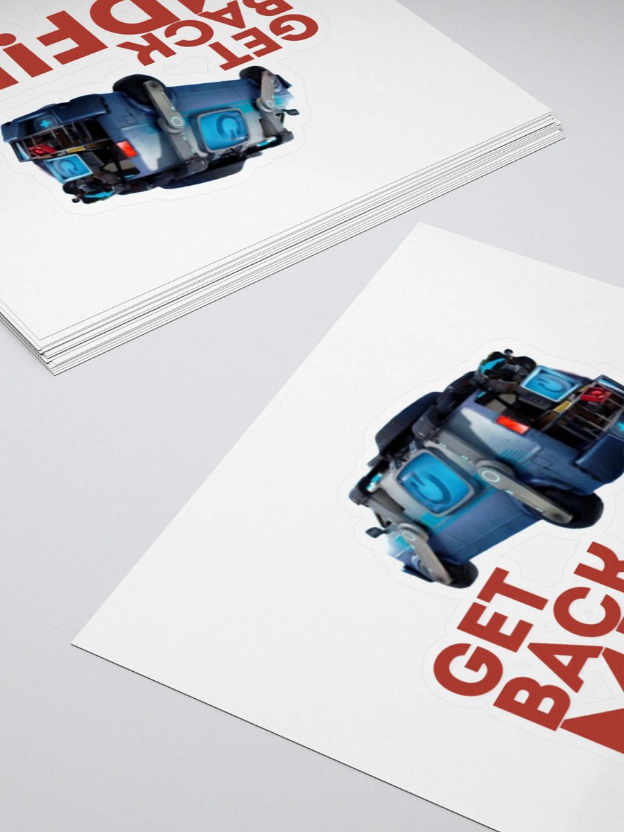 Get Back MDF Sticker product image (11)