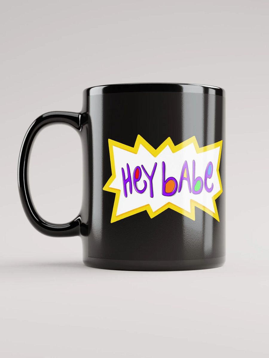 Hey Babe - Black Mug product image (3)