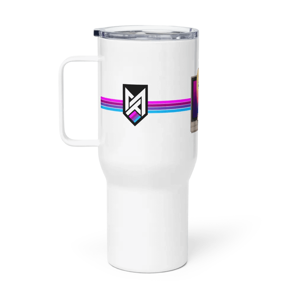 Travel Mug with Handle | #MadeByMELO product image (3)