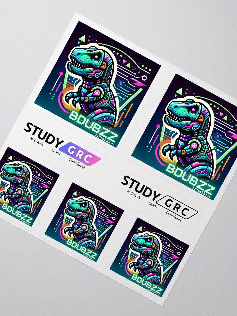 bdubzz x Study GRC Sticker Sheet product image (2)