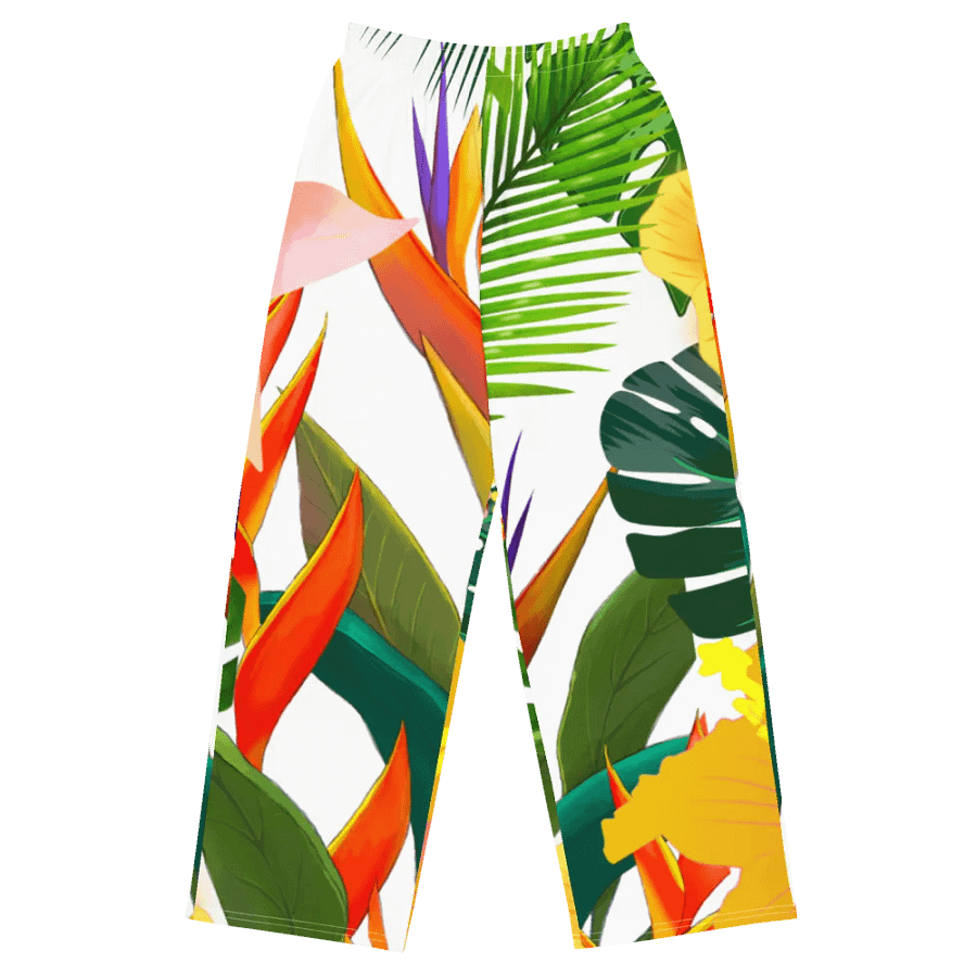 Tropical Paradise Unisex Wide-Leg Pants product image (1)