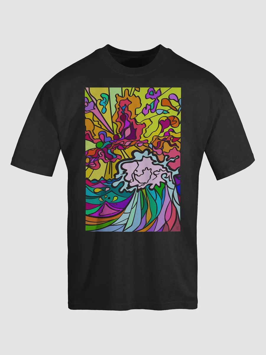 Vibrant Swirls Oversized Tee product image (17)