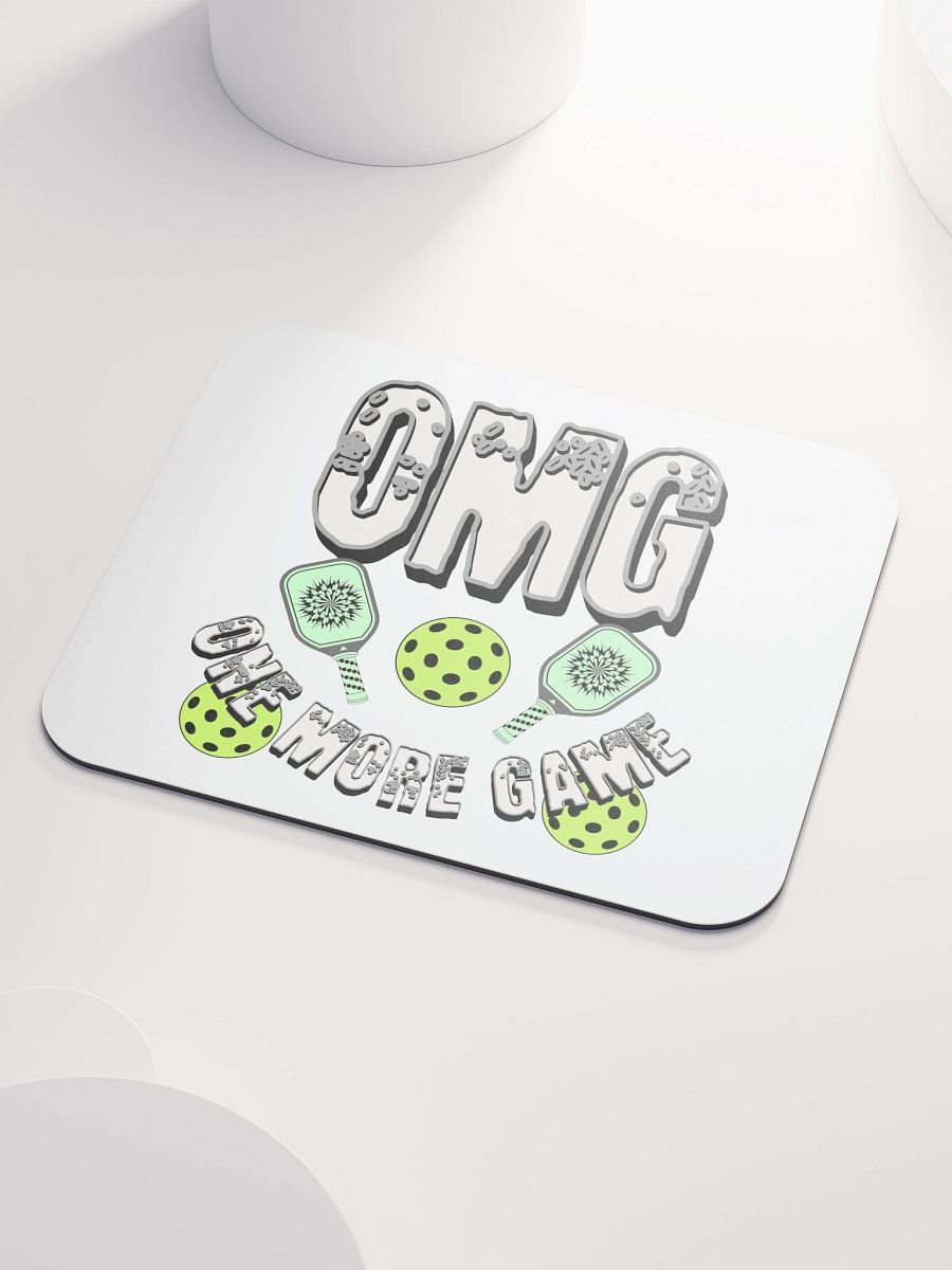 OMG One More Game Pickleball Block Fun Mouse Pad product image (3)