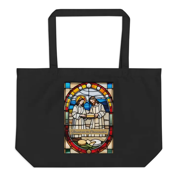 Blessed are the Cheesemakers Organic Tote #2 product image (1)