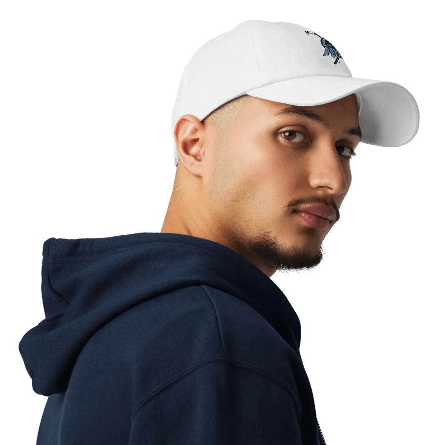 White Dad Cap product image (6)