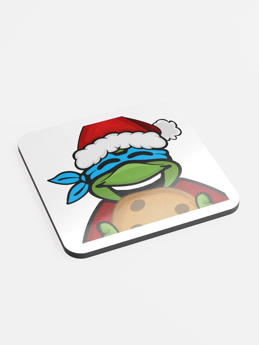 Leo Santa Glossed Cork Coaster product image (3)