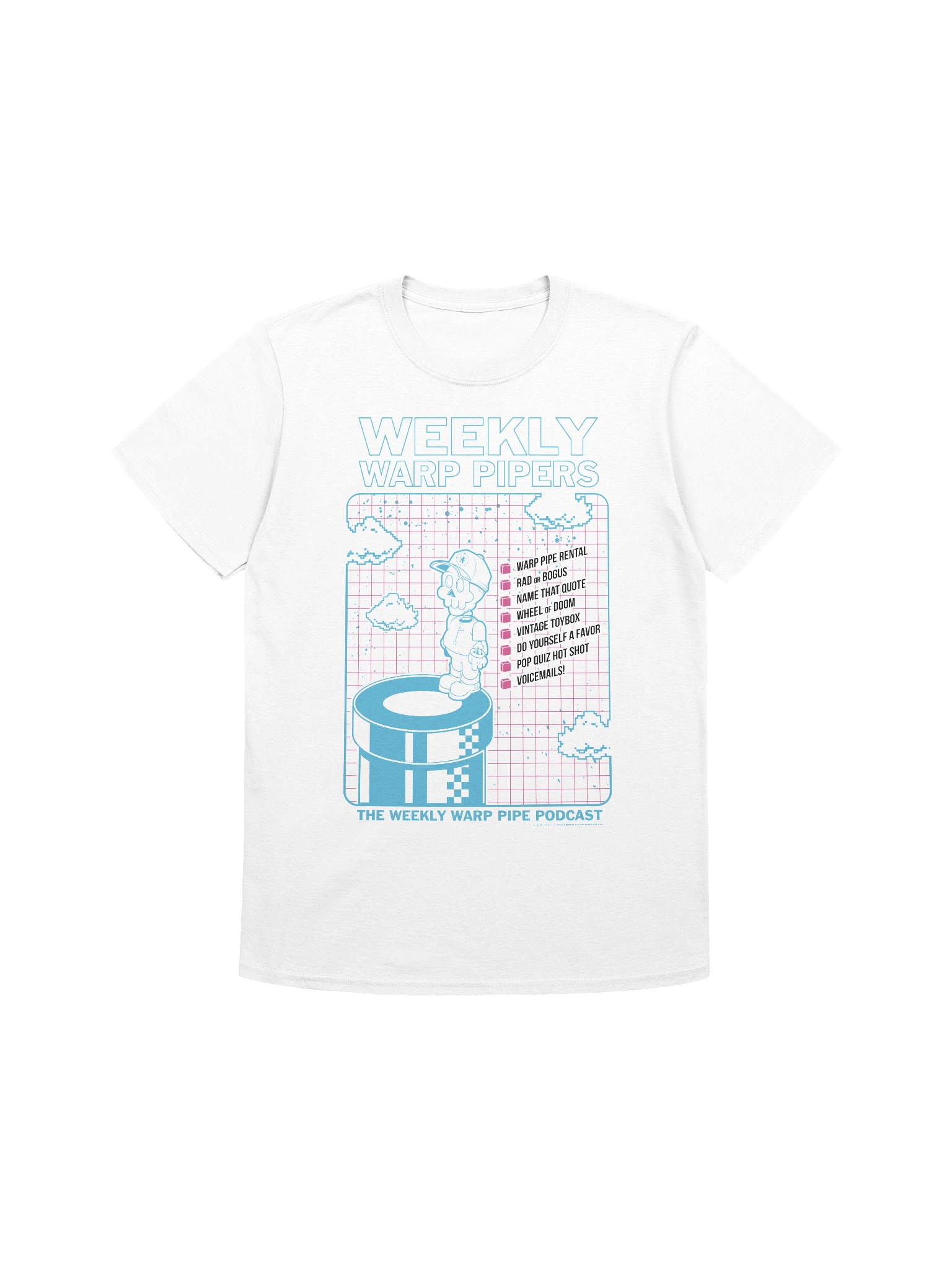 Weekly Warp Pipers (light color Blue ink) product image (1)