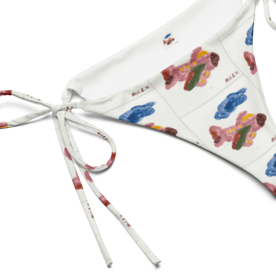 Kid Airplane (All-Over Print Recycled String Bikini Bottom) product image (4)