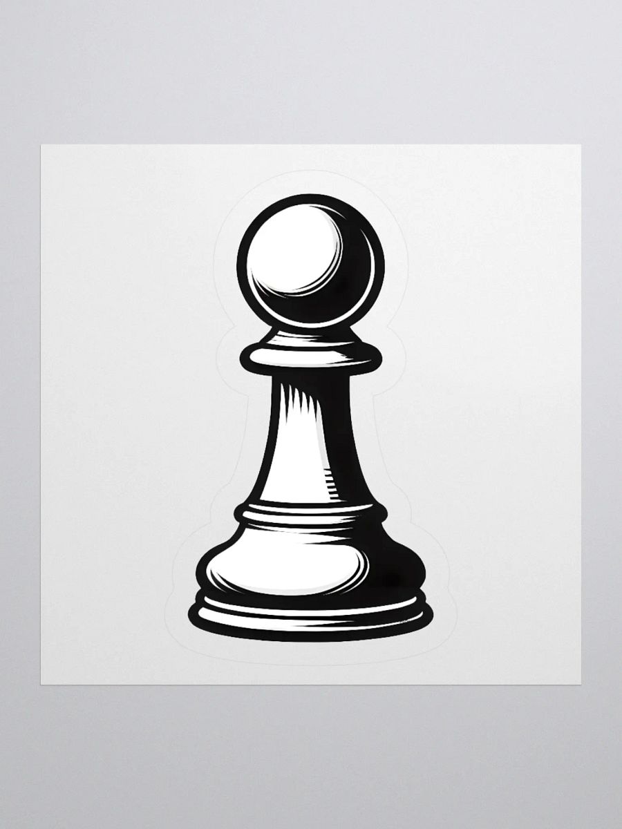 Classic Chess Pawn Piece sticker product image (1)