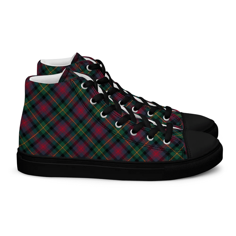 Logan Tartan Men's High Top Shoes product image (3)