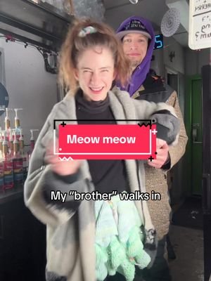 Okay okay. I promise this is the only sibling joke I’ll make. 😊☕️ #fyp #meow 