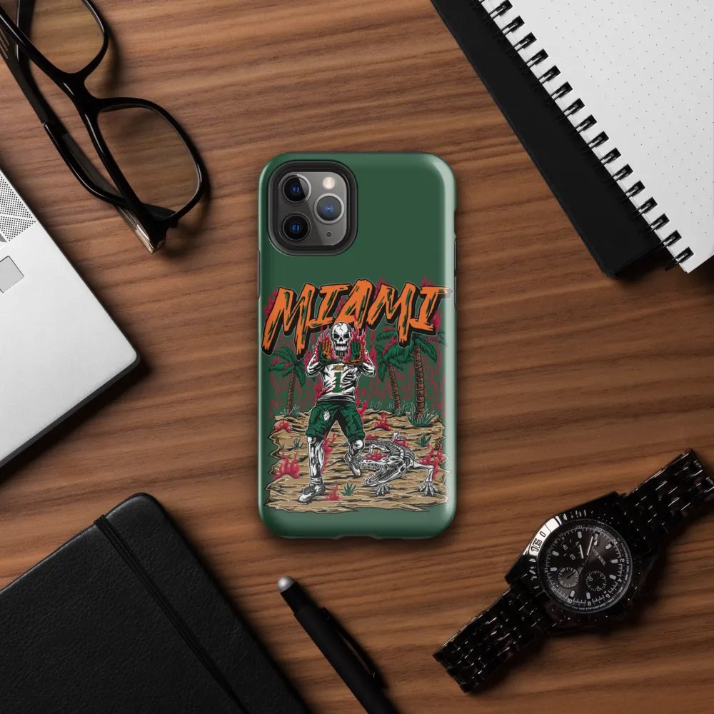 Welcome to Miami Football Phone Case product image (58)