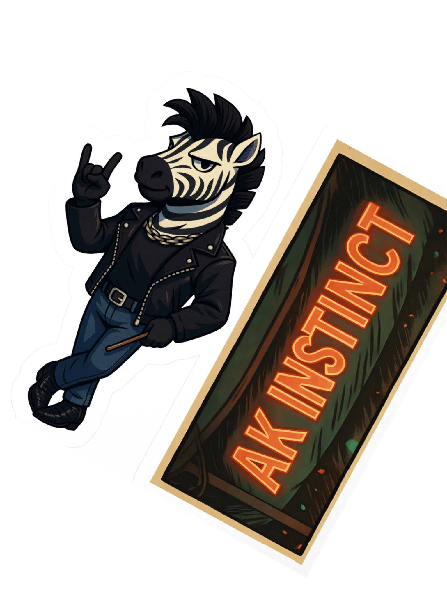 AK INSTINCT - Zoowy Stickers product image (4)