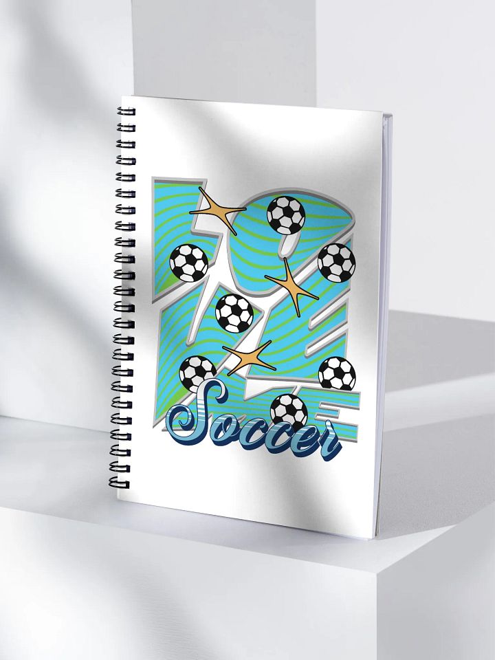 Love Me Soccer Spiral Notebook product image (1)