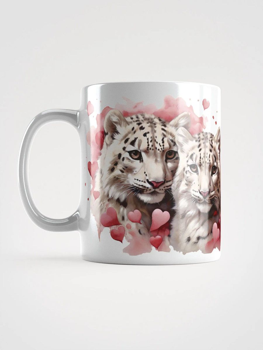 Snuggle Safari Coffee Mugs: Sip in Style with our Adorable Snow Leopards! 🐾💖 product image (11)