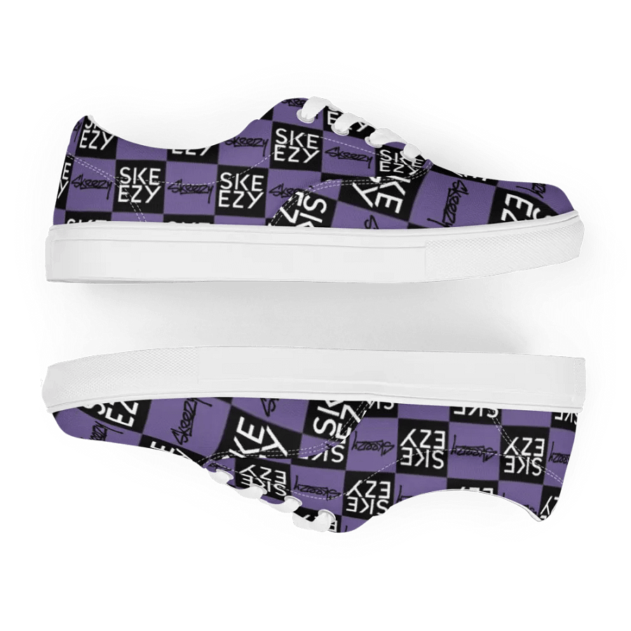 Checkered Skeezy Lace-Up Shoes PUR/BLK (Men's) product image (11)