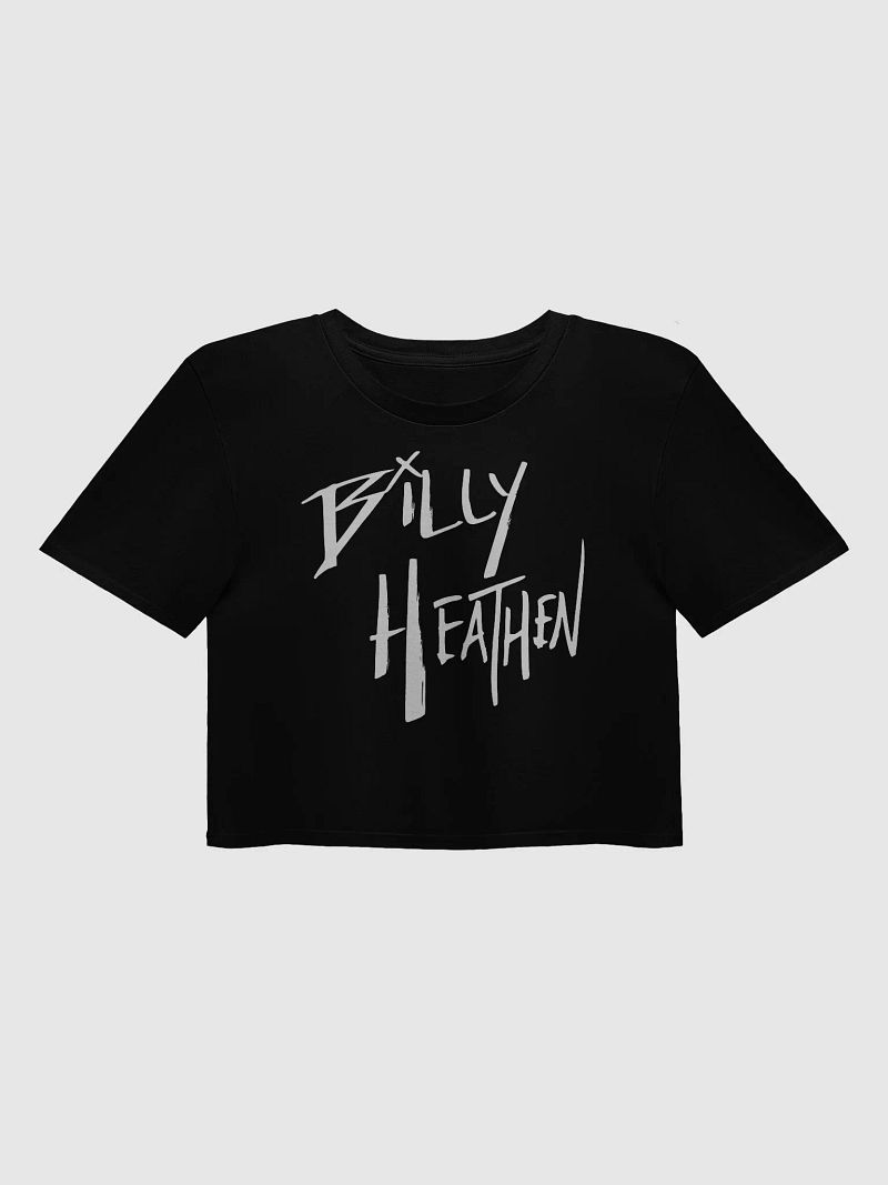 Billy Heathen Logo crop top
