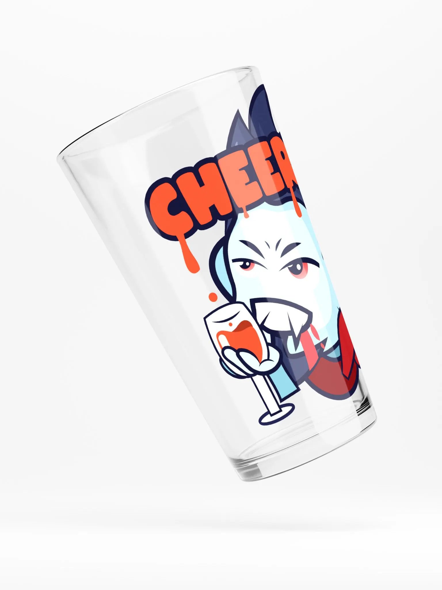 DRACULA CHEERS PINT GLASS product image (4)