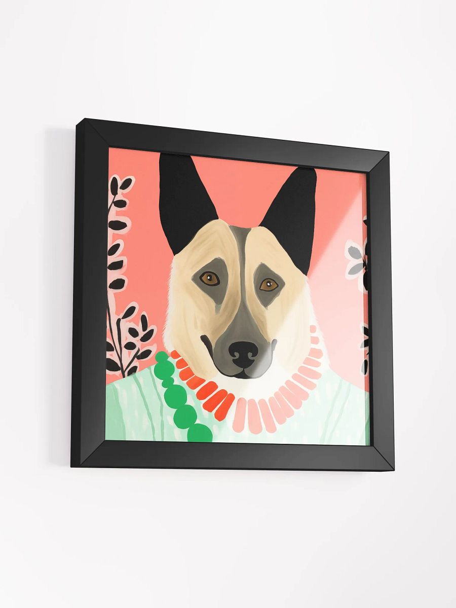 Whimsical German Shepherd Art Print product image (11)