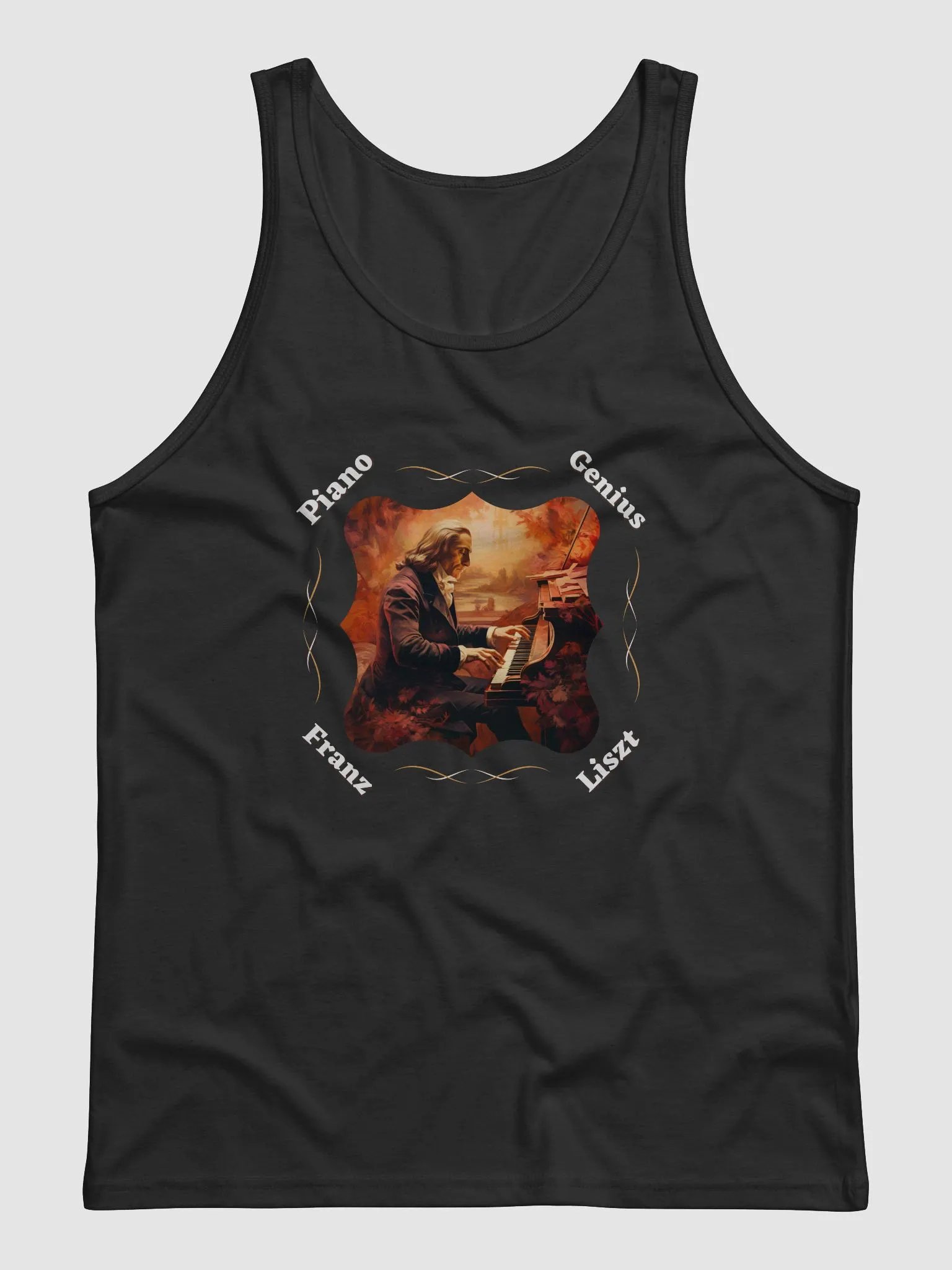 Franz Liszt - Piano Genius | Dark Tanktop product image (1)